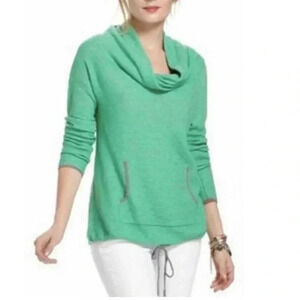 Anthropologie Sparrow Cowl Neck Waffle Sweater Size Small